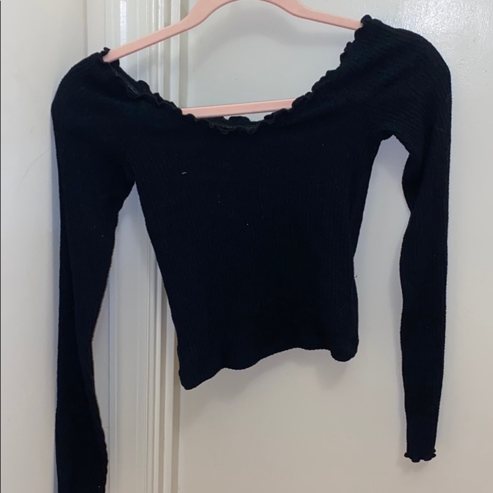 Off the Shoulder Crop Top